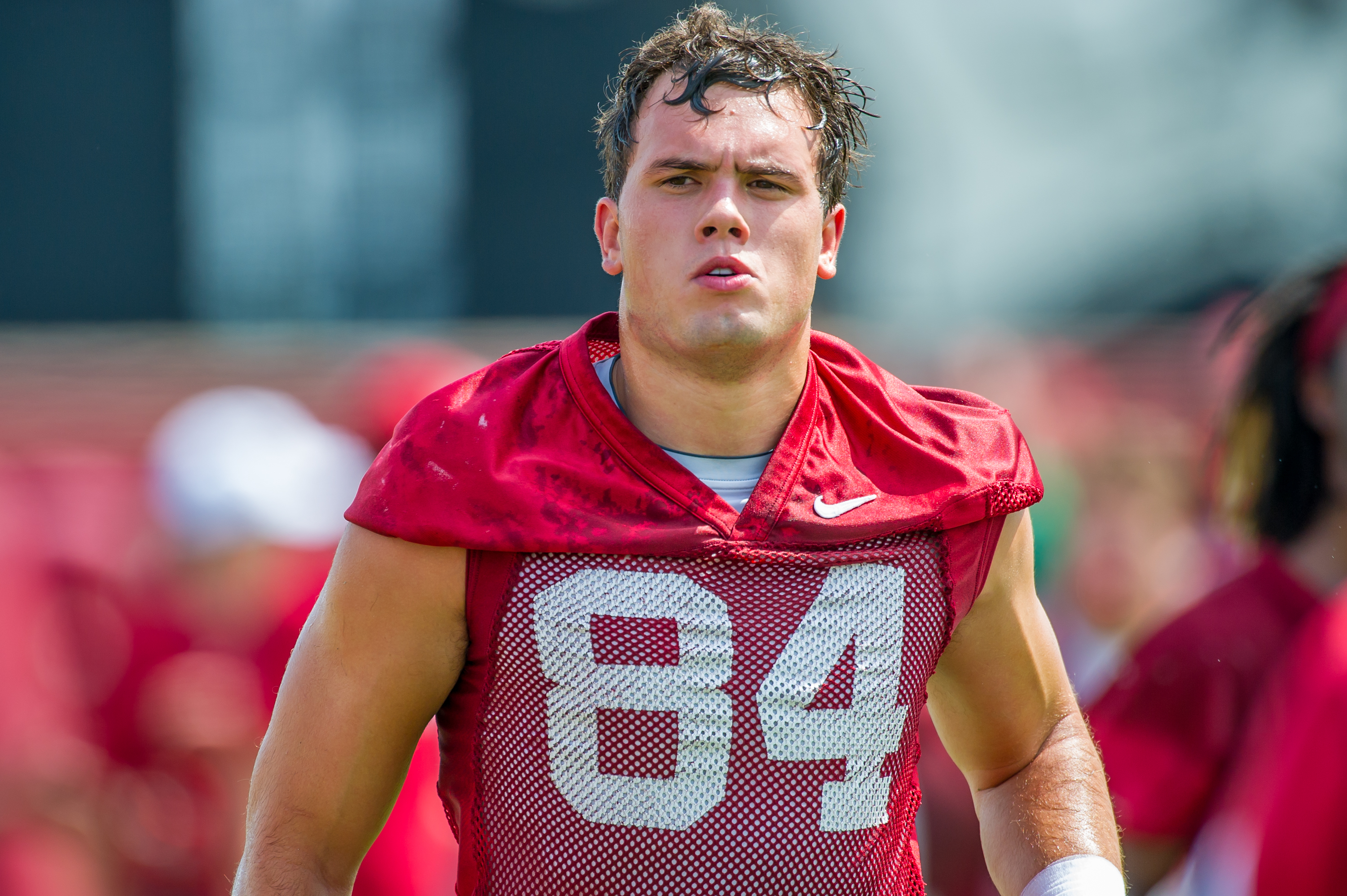 HogsCamp Practice 7 Hunter Henry Arkansas Razorbacks