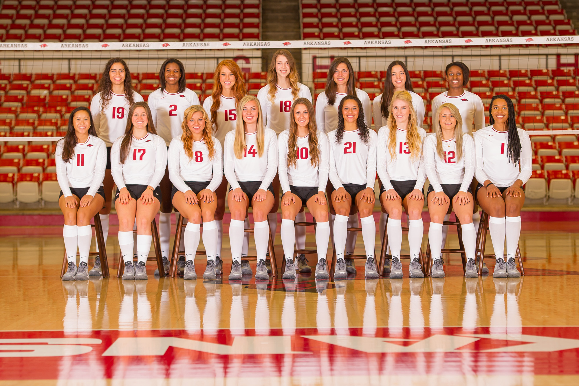 Volleyball Reports, Opens Preseason Camp Monday Arkansas Razorbacks