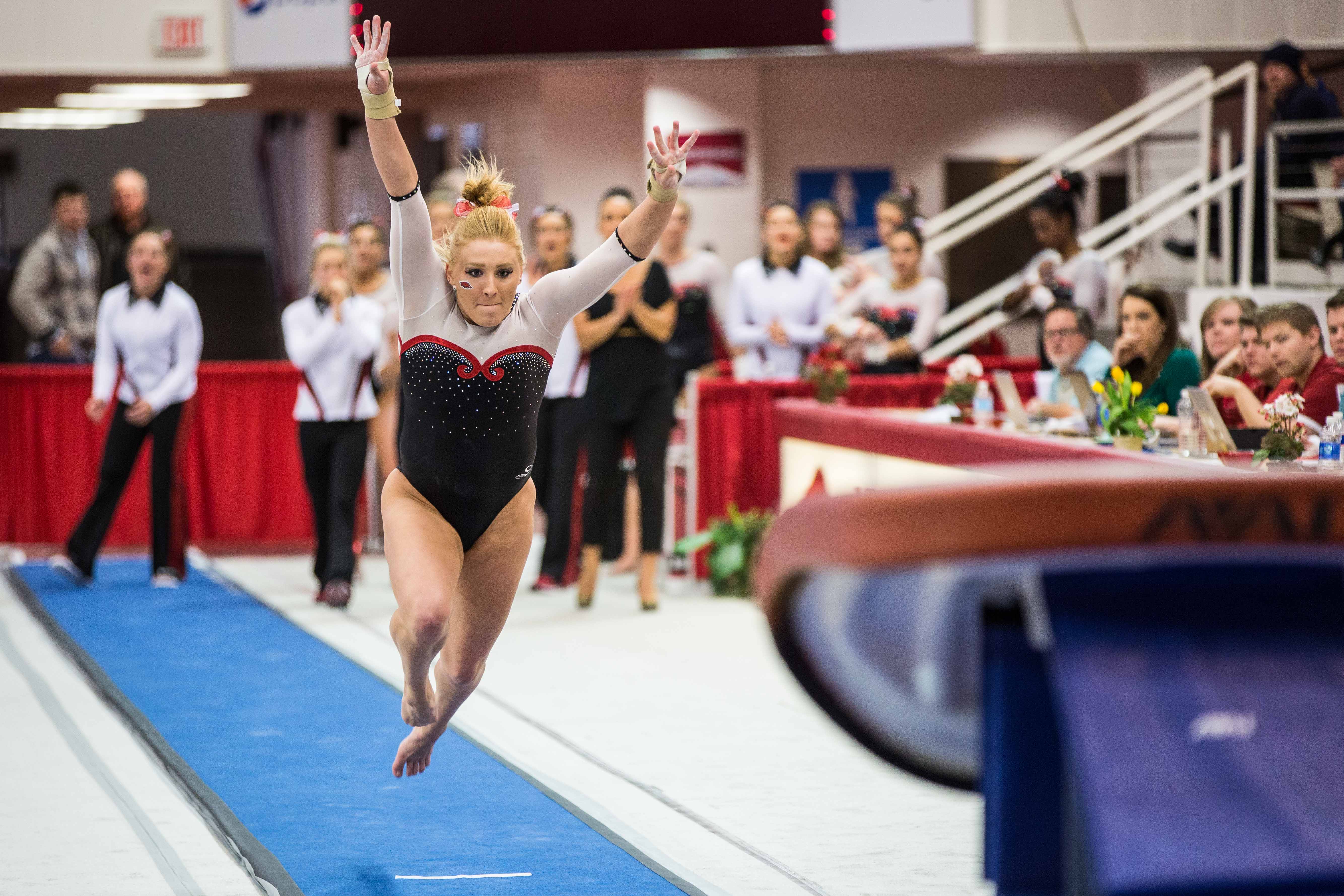 Arkansas vs. Oklahoma Gymnastics Arkansas Razorbacks