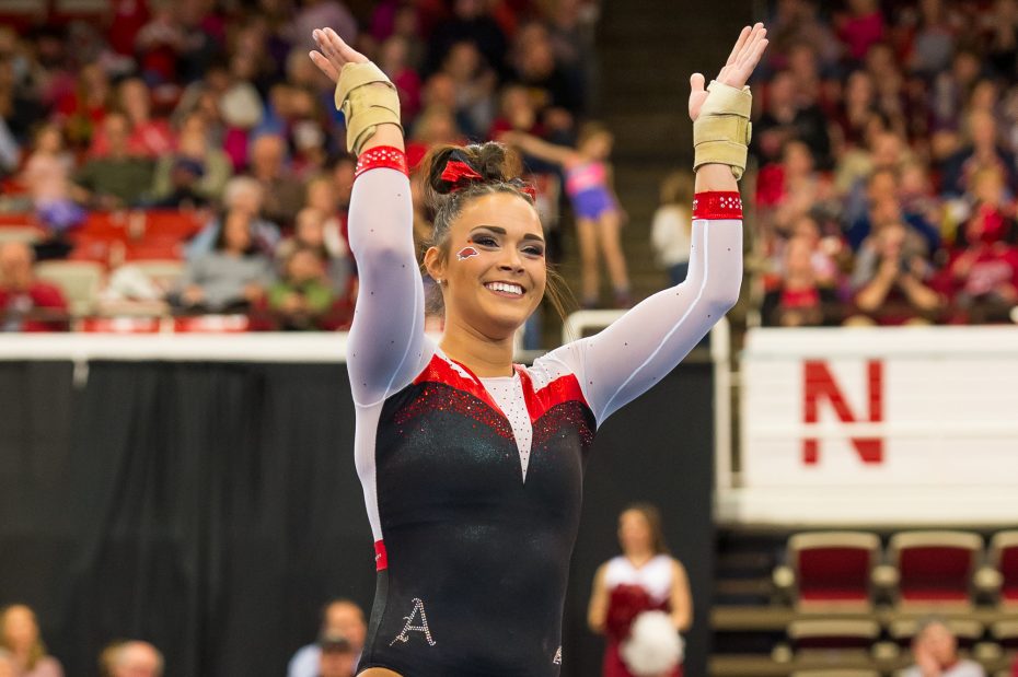 Photo Gallery Gymnastics 2017 Home Opener Arkansas Razorbacks