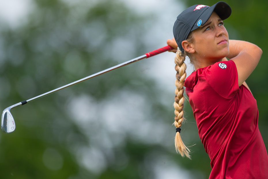 ASU's Monica Vaughn rallies to win NCAA women's golf title